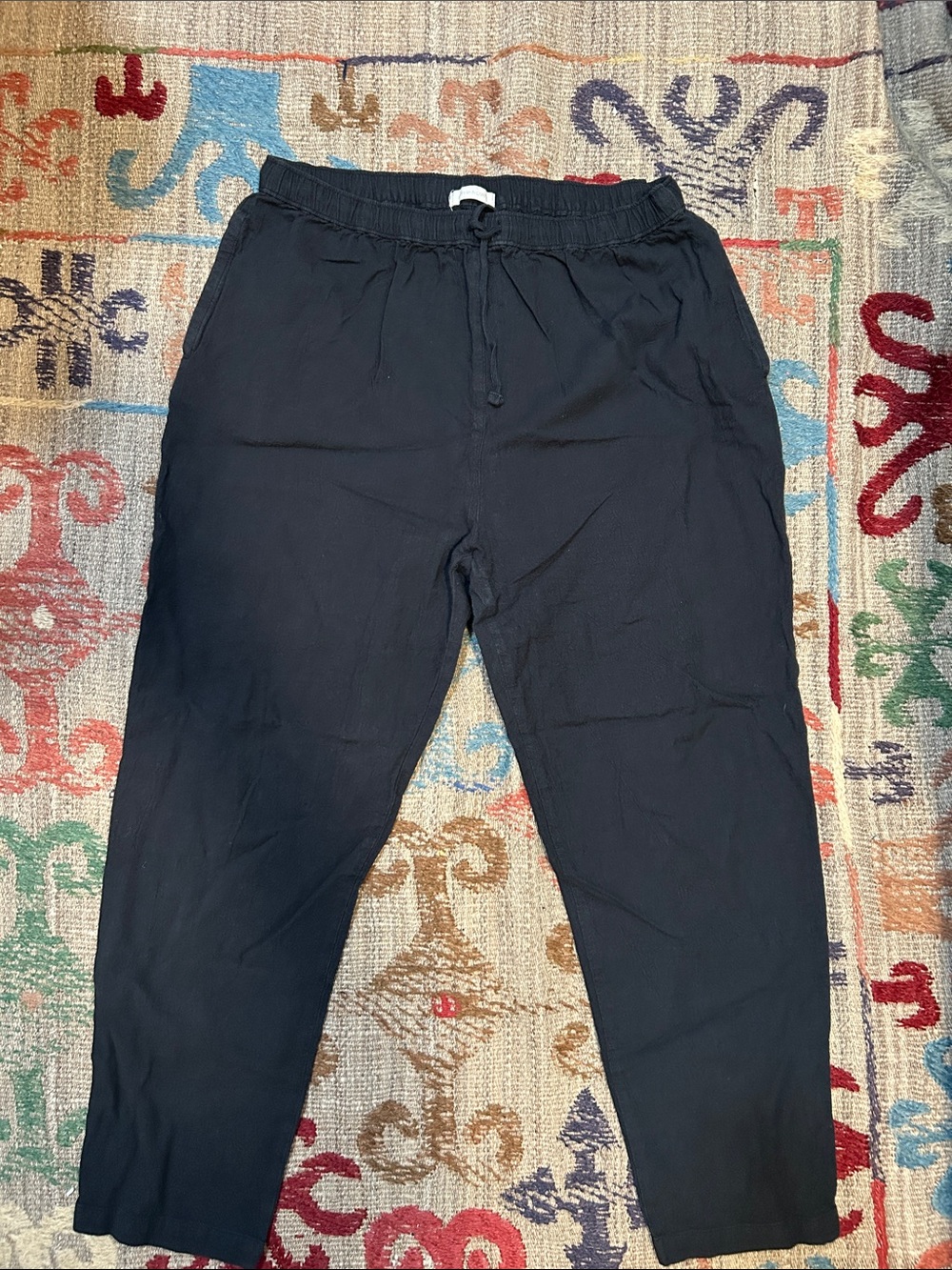 Outerknown Black Drawstring Joggers